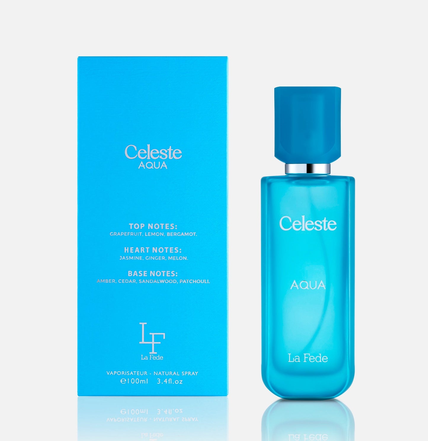 La Fede Celeste Aqua 100ml Eau de Parfum - Estilo Fresco Dubai