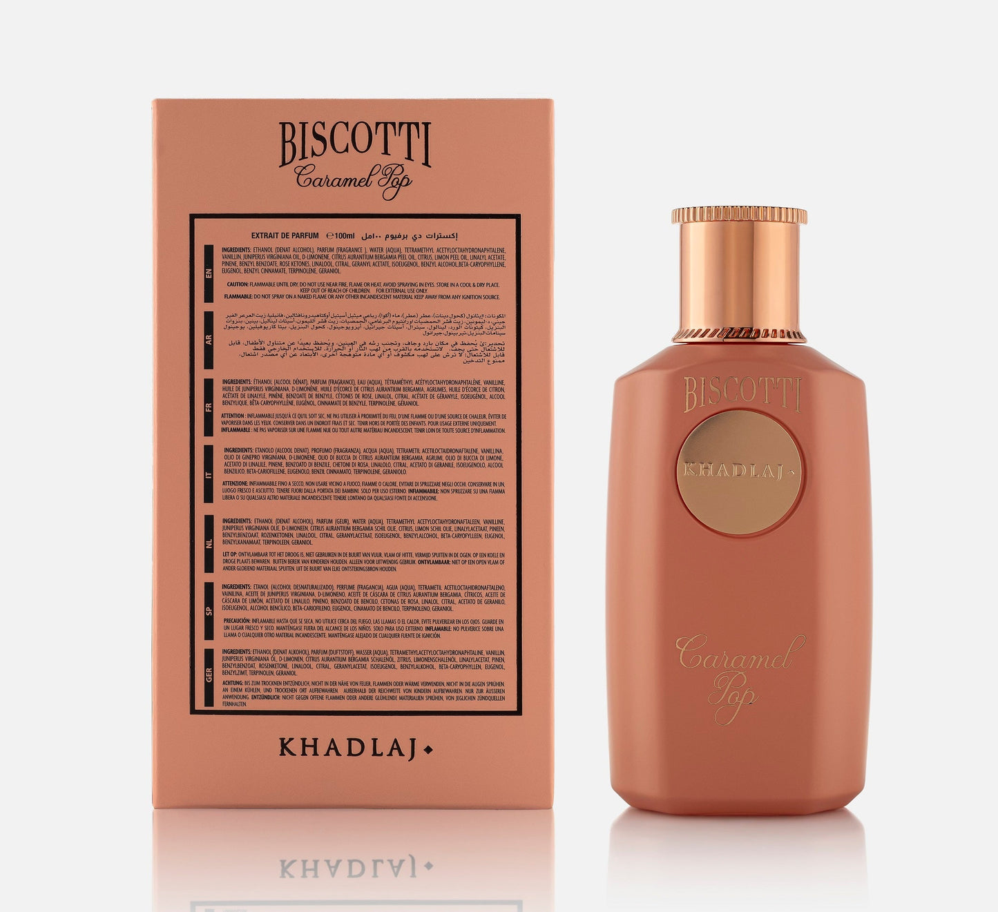Biscotti Caramel Pop 100ml Extrait de Parfum Spray for Men & Women - Estilo Fresco Dubai