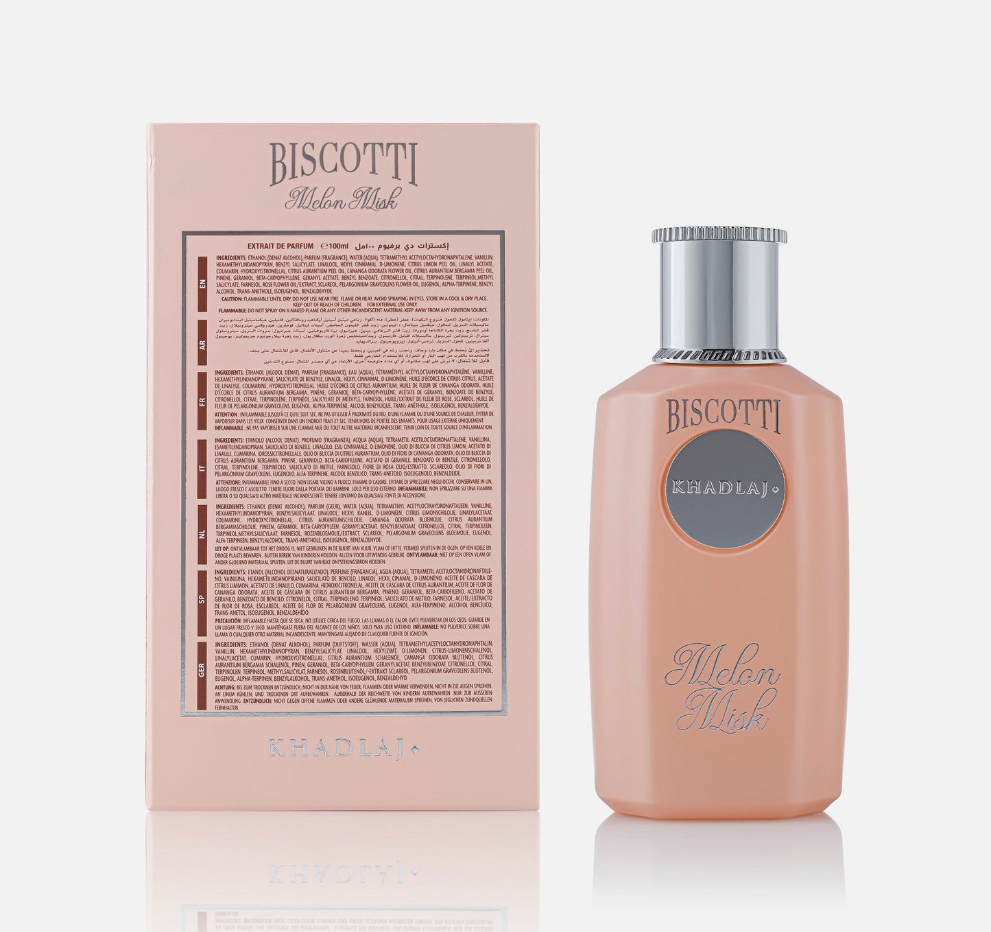 Khadlaj Biscotti Melon Misk 100ml Extrait de Parfum Spray for Women - Estilo Fresco Dubai