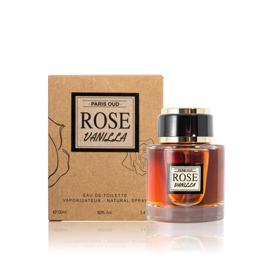 Shaikh Saeed Rose Vanilla 100ml EDP perfume bottle - Estilo Fresco Dubai