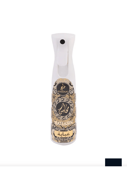 Khadlaj Perfumes Mahasin Abaya  air freshener 320Ml Perfume Spray
